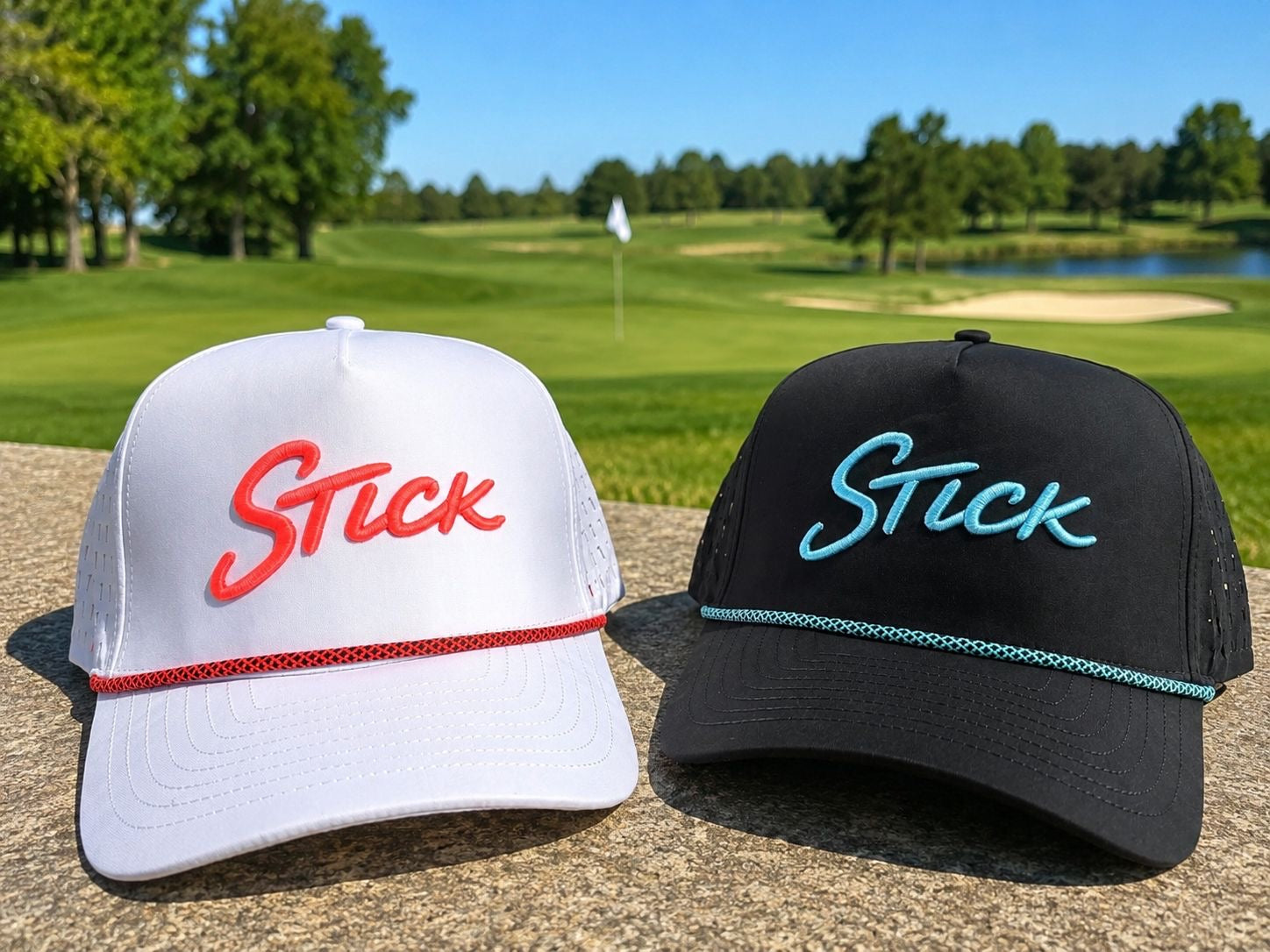 Stick Embroidered Logo Cap