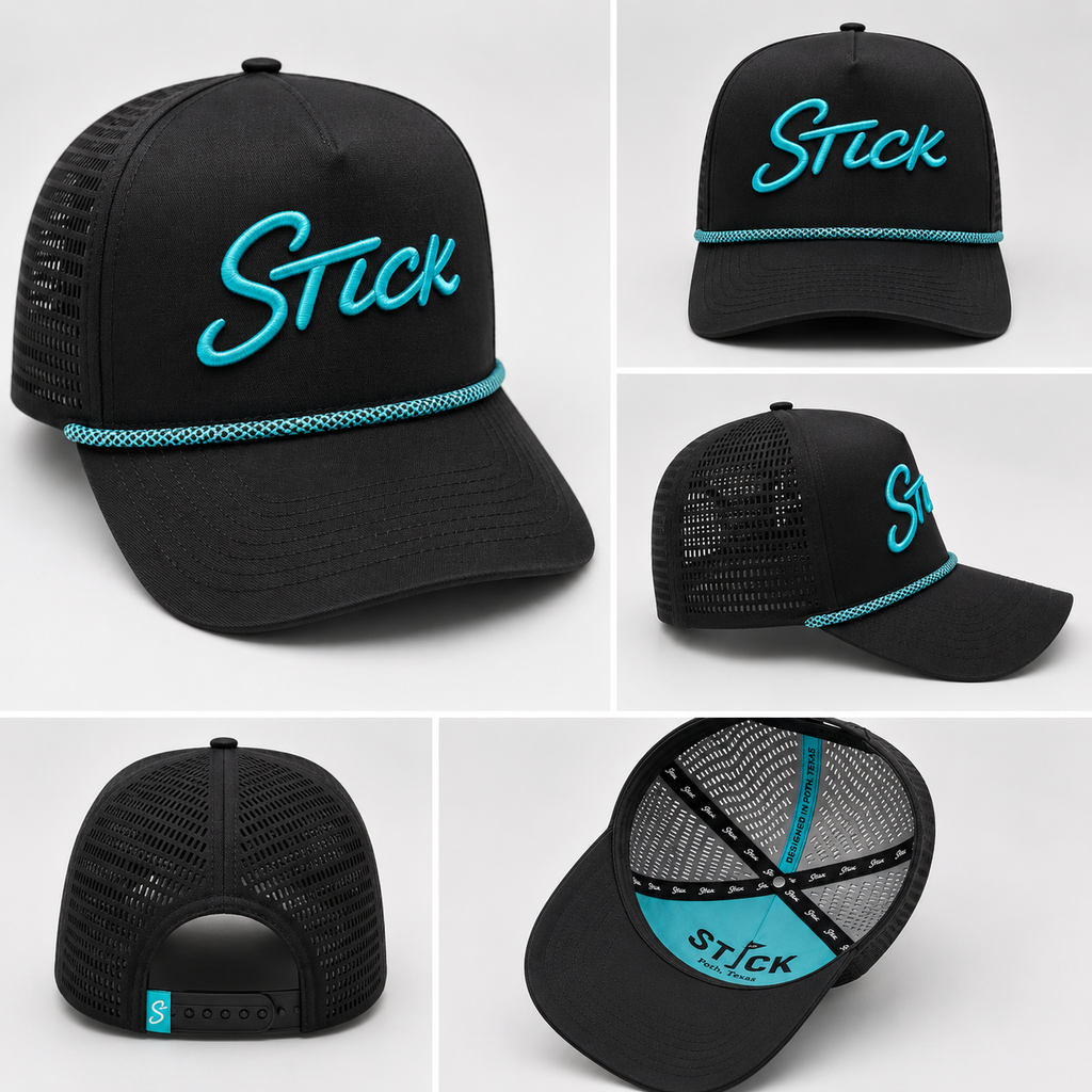 Stick Embroidered Logo Cap