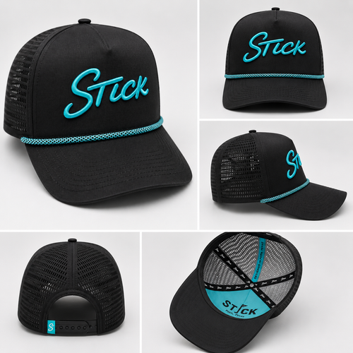 Stick Embroidered Logo Cap