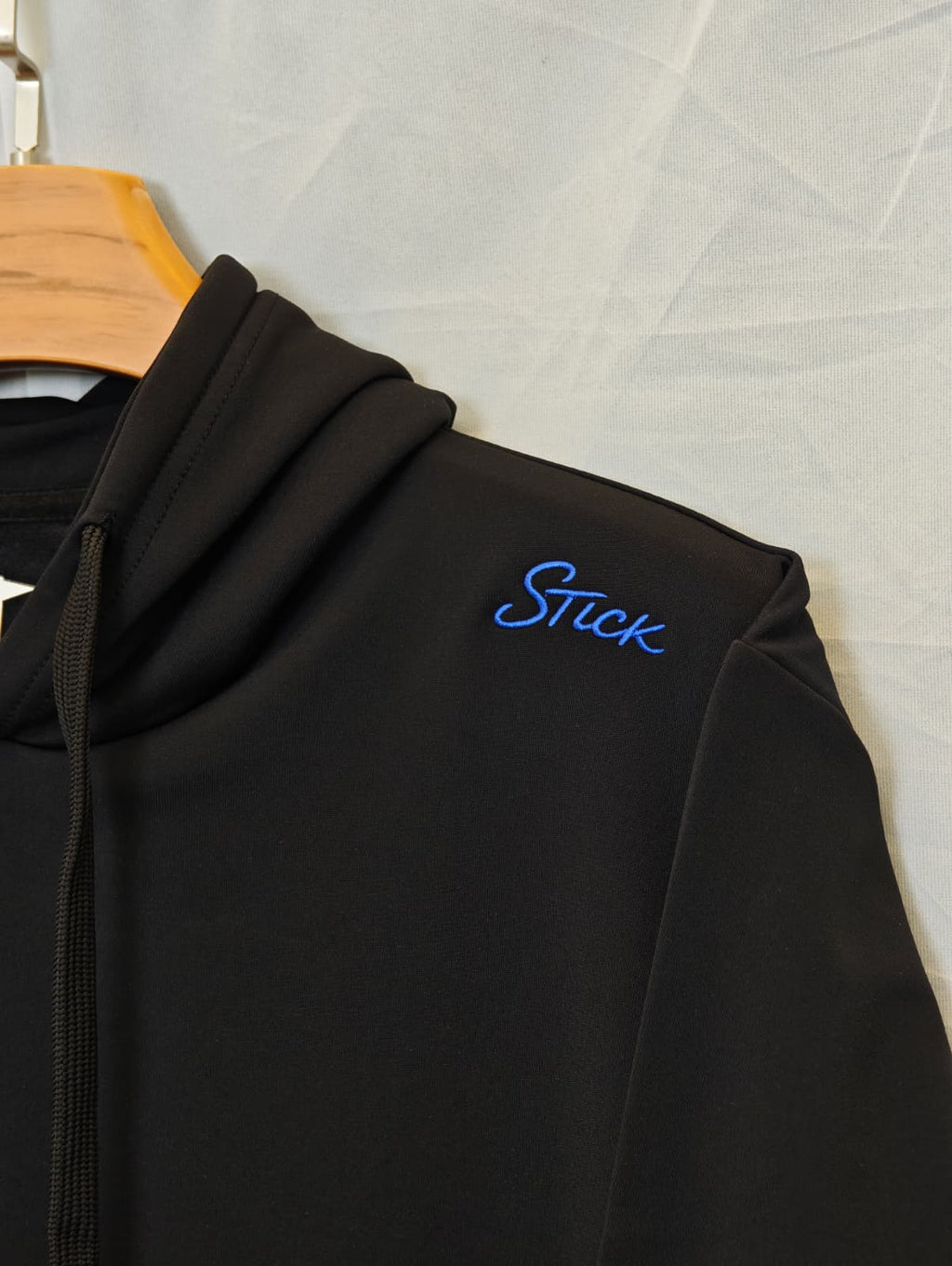 Black Stick Hoodie - Shoulder Logo