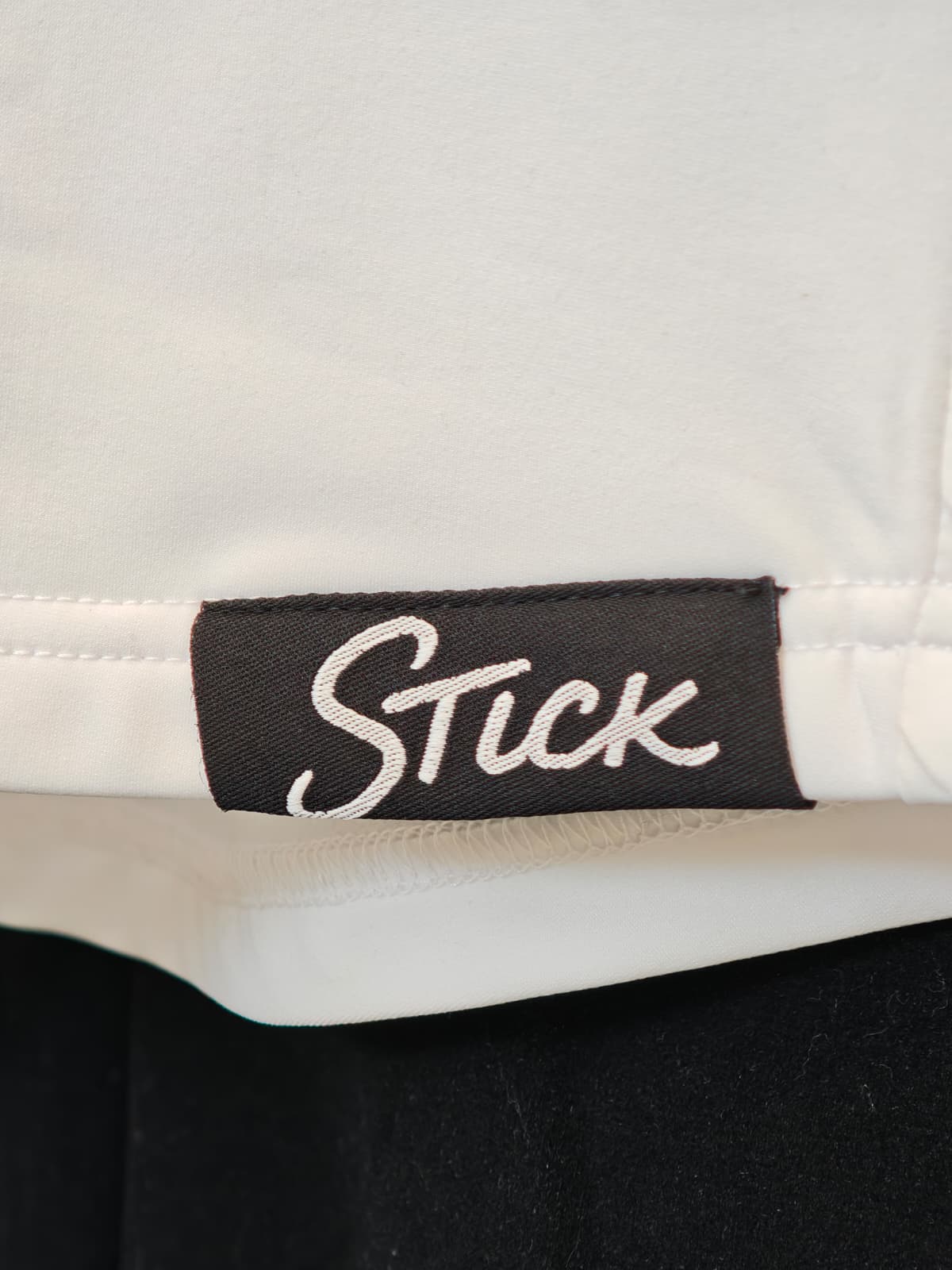 White Stick Hoodie - Shoulder Logo