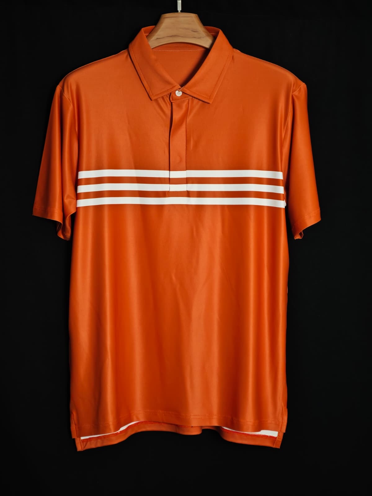 Orange Stripe Polo