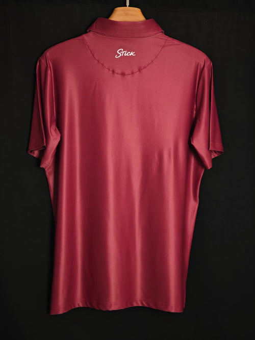 Maroon Stripe Polo