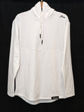 White Stick Hoodie - Shoulder Logo